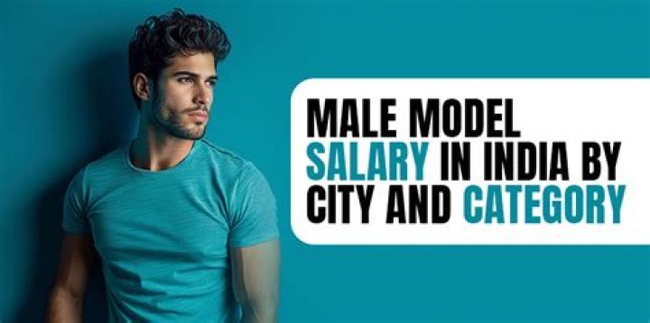 What is the average salary of a male model?