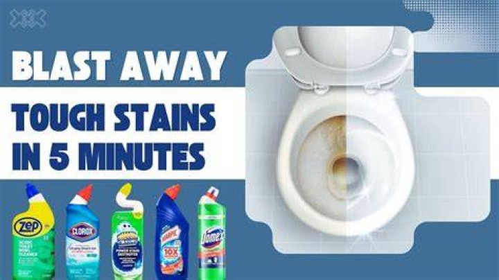 What is the best cleaner for toilet stains?