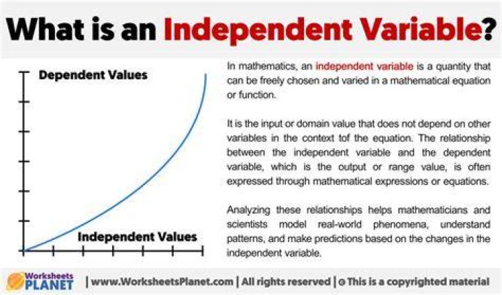 What is the best definition of independent variable?