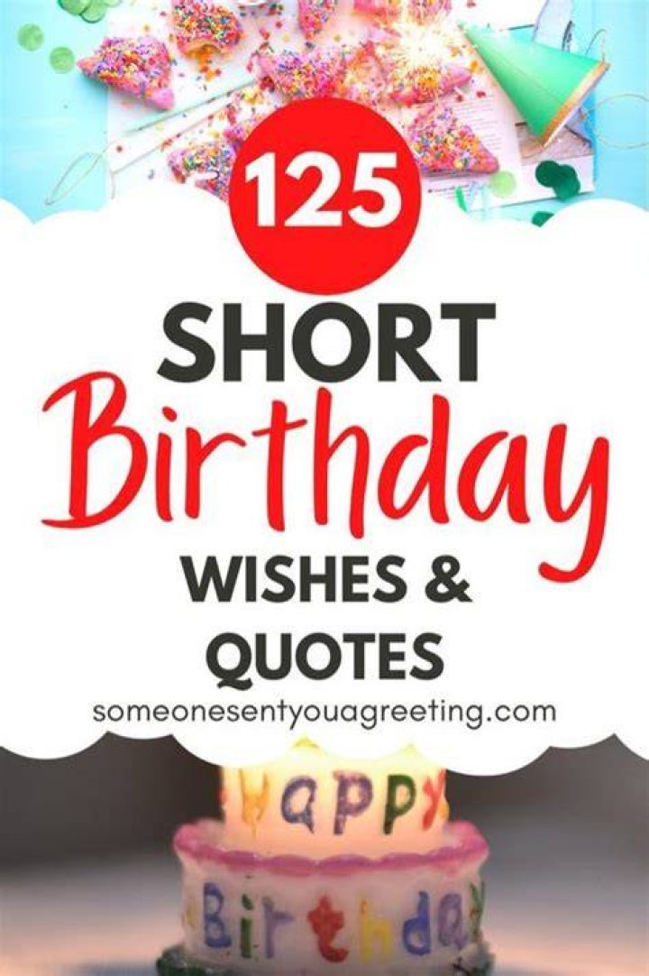 What is the best short message for birthday?