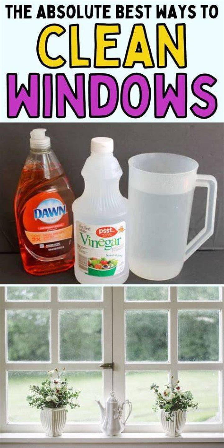 What is the best thing to clean glass windows with?