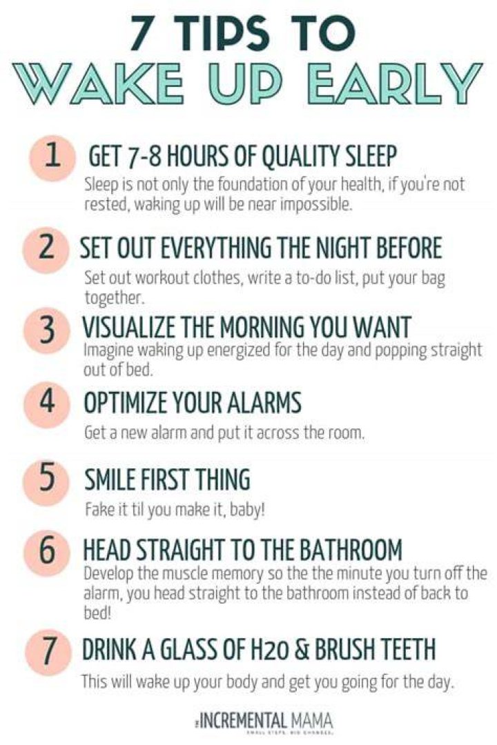 What is the best time to wake up early in the morning?