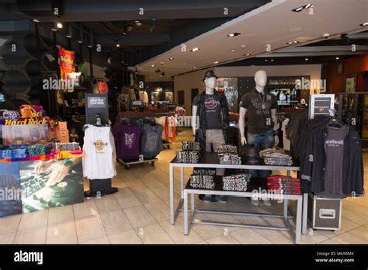 What is the brand name of Hard Rock merchandise store?