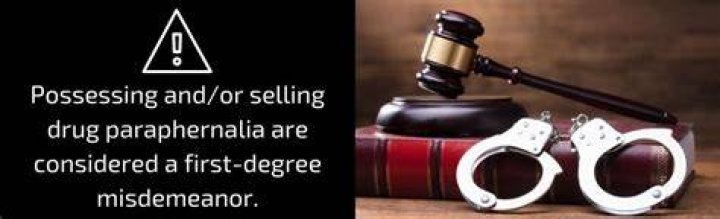 What is the charge for possession of drug paraphernalia?