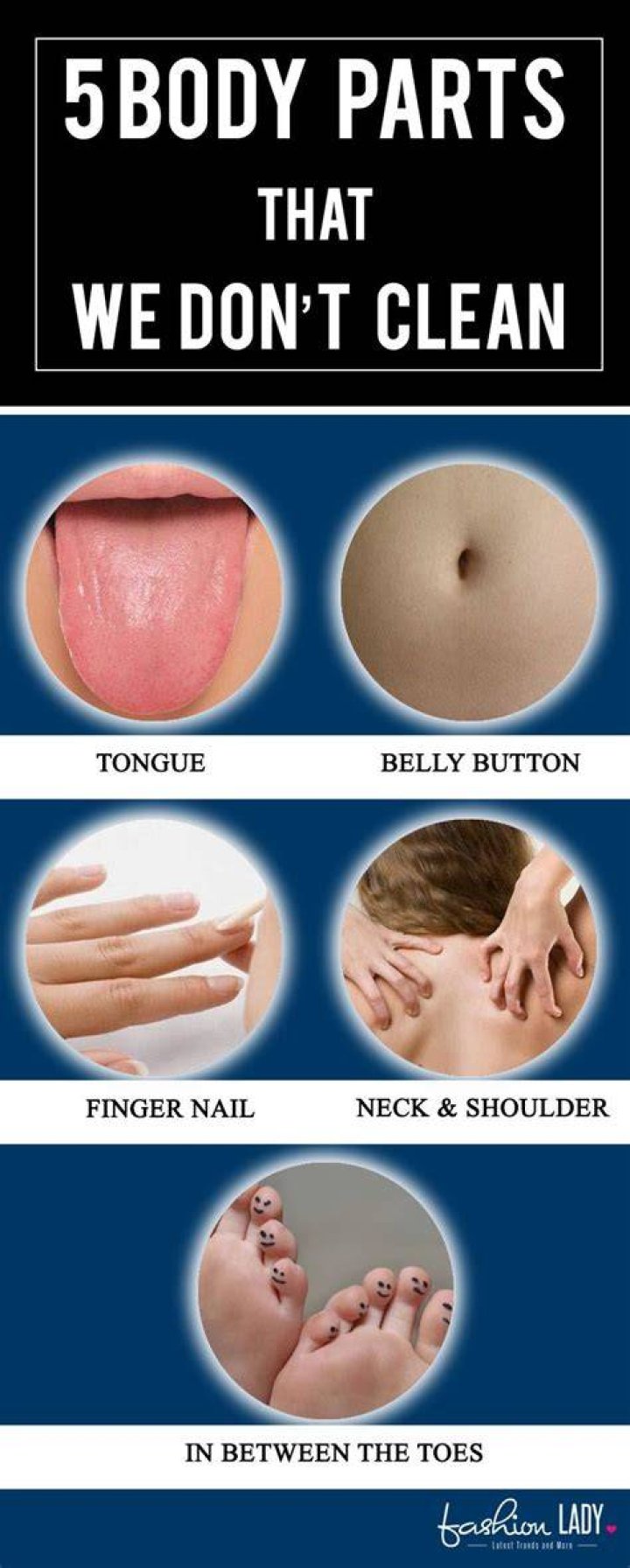 What is the cleanest part of a male body?