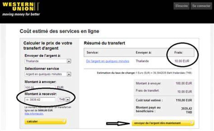 What is the code for Western Union?