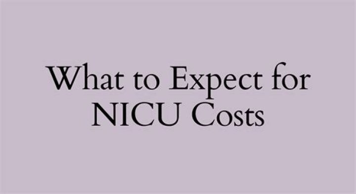 What is the cost of NICU per day?