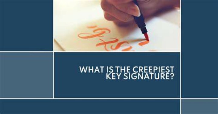 What is the creepiest musical key?