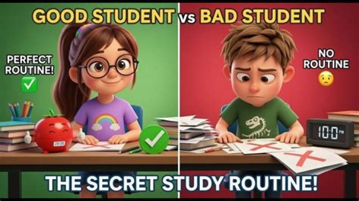 What is the difference between a good student and a bad student?