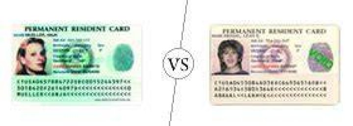 What is the difference between a green card and a permanent resident card?