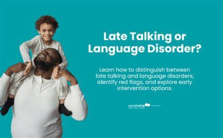 What is the difference between a late talker and a language disorder?