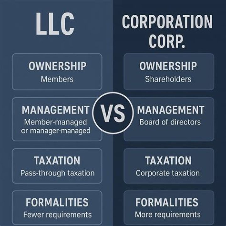 What is the difference between an LLC and a corporation in Texas?
