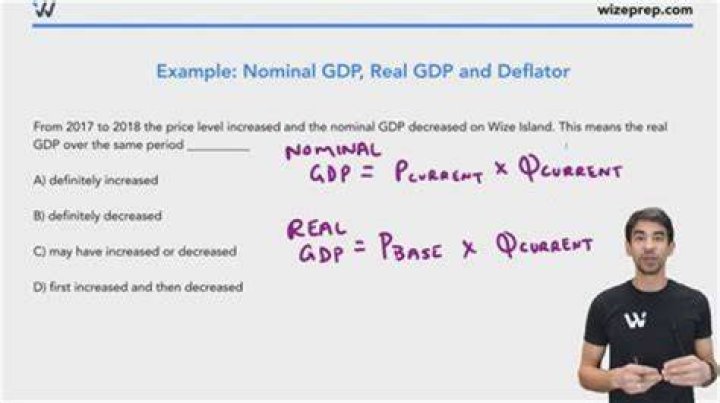 What is the difference between real GDP and nominal GDP quizlet?