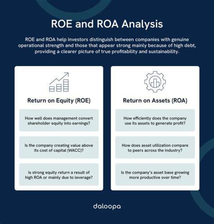What is the difference between ROA and ROE?