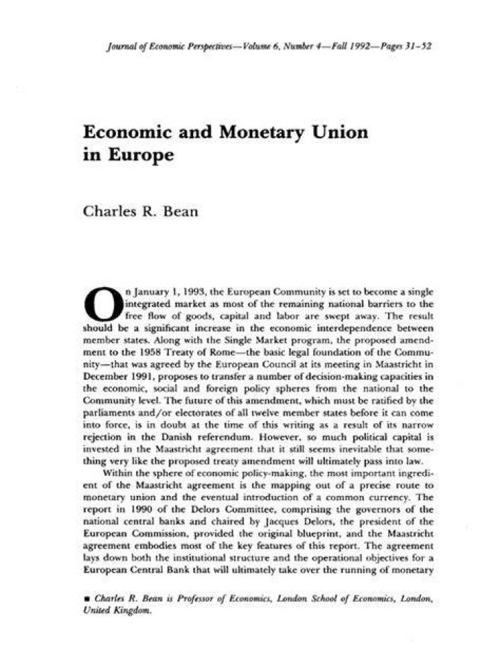 What is the effect of single monetary currency in Europe?