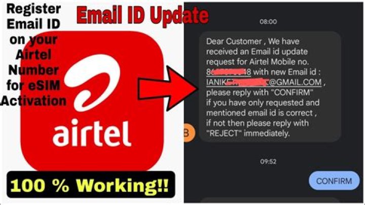 What is the email ID of Airtel?