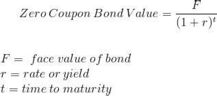 What is the face value of a zero-coupon bond?