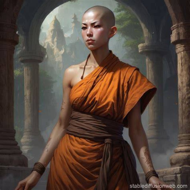 What is the female equivalent of a monk?