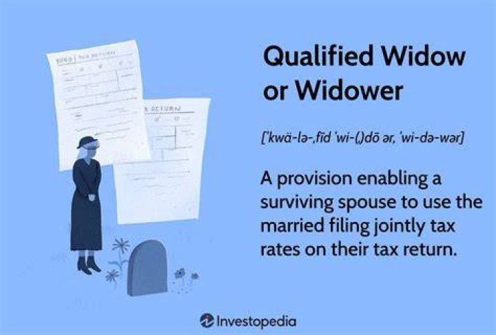 What is the filing status for a widower?