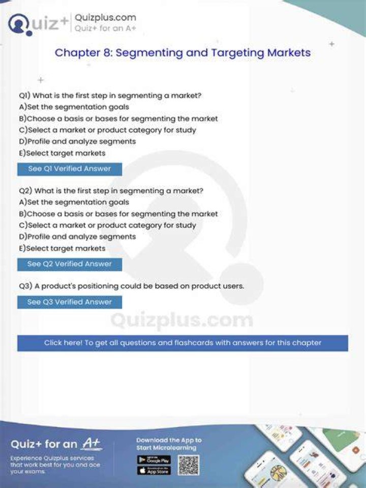 What is the first step in segmenting a market?