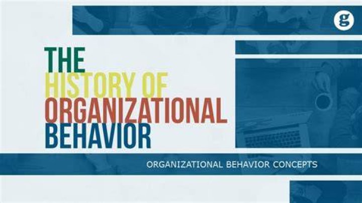 What is the history of organizational behavior?
