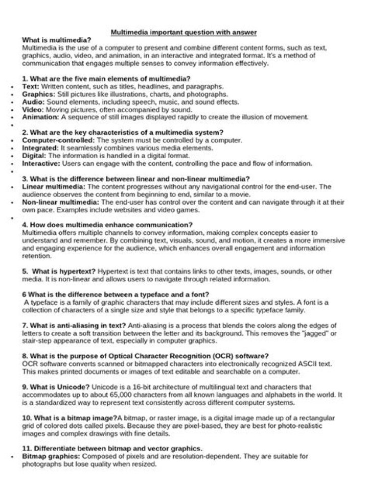 What is the important of question document?