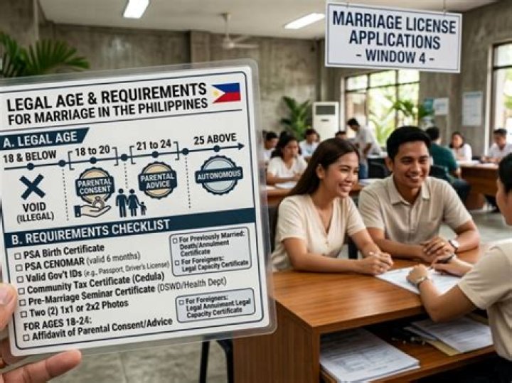 What is the legal age for marriage in the Philippines and why?
