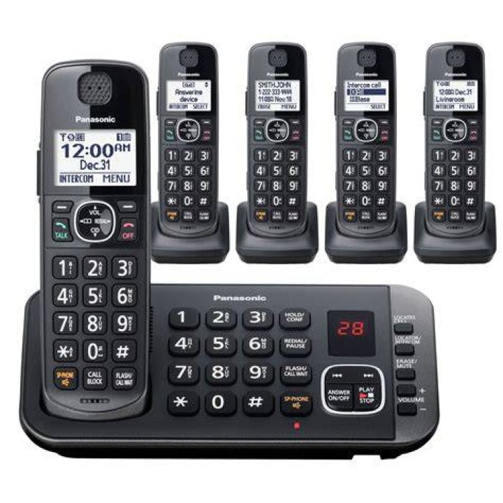 What is the life of a Panasonic cordless phone?