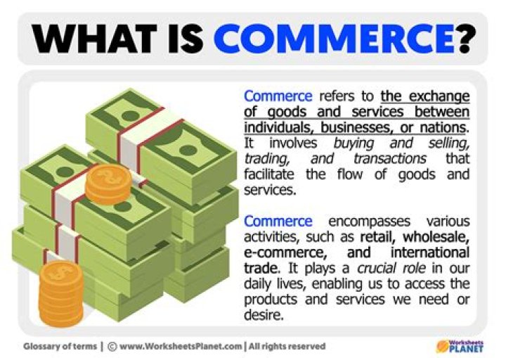 What is the meaning of business and commerce?