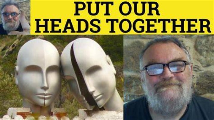 What is the meaning of the phrase put their heads together?