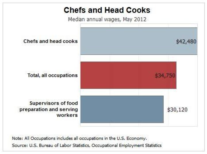 What is the median pay for a cook?