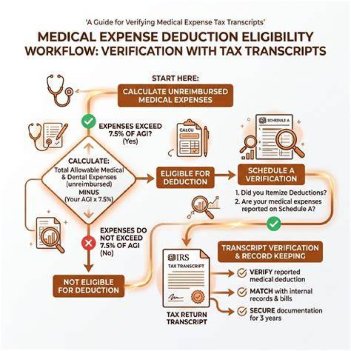 What is the medical deduction threshold for 2019?