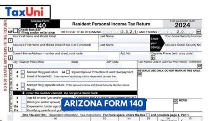 What is the minimum income to file taxes in Arizona?
