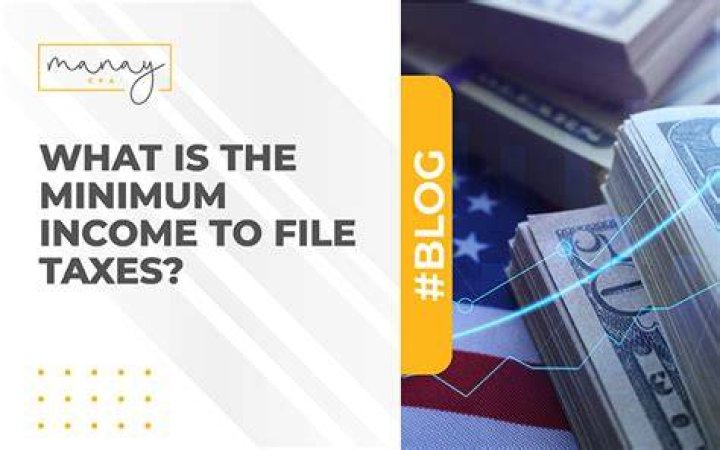 What is the minimum income to file taxes married?