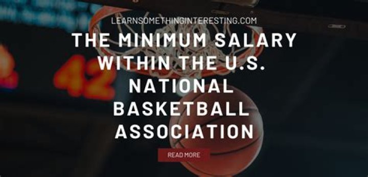 What is the minimum salary in basketball?