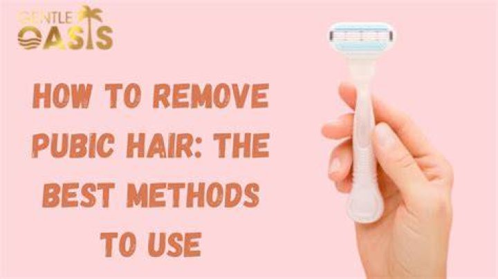 What is the most effective way to remove pubic hair?