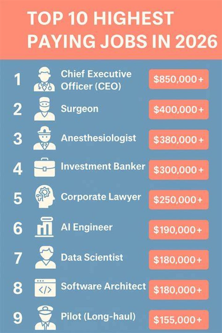 What is the number 1 most paying job?