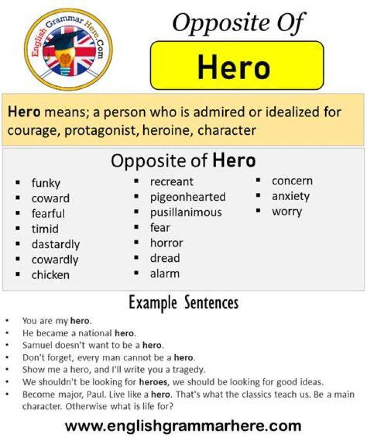 What is the opposite hero?