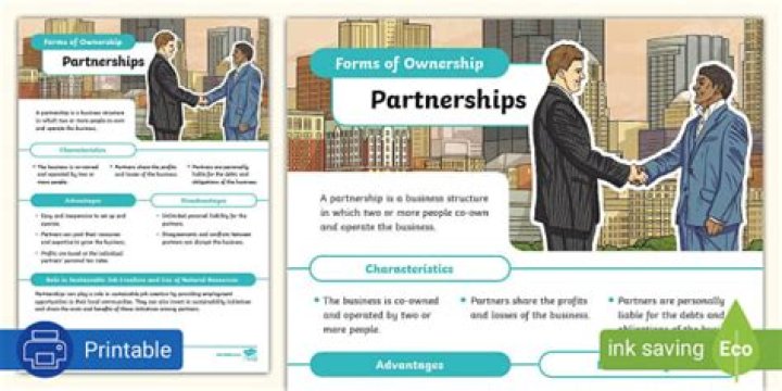 What is the ownership of a partnership?