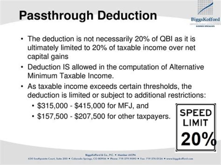 What is the passthrough deduction?