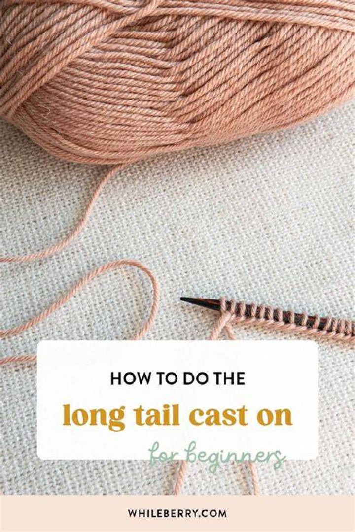 What is the point of a long tail cast on?