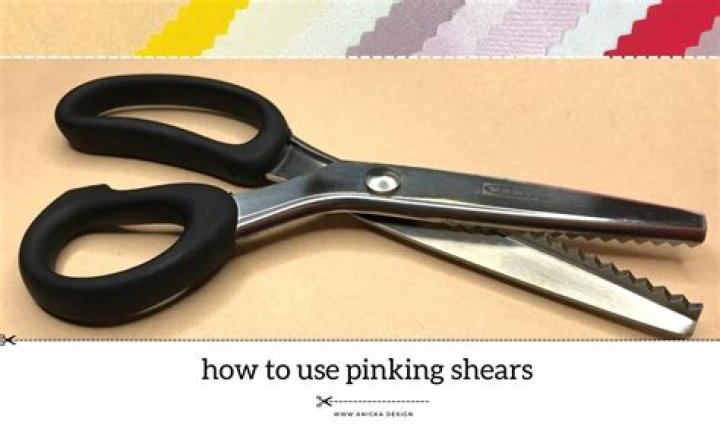 What is the point of pinking shears?
