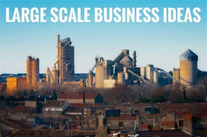 What is the problem of large scale business?