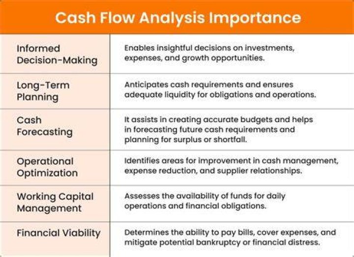 What is the purpose of the project cash flow analysis?
