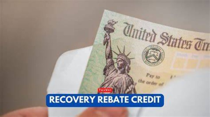 What is the recovery rebate credit?