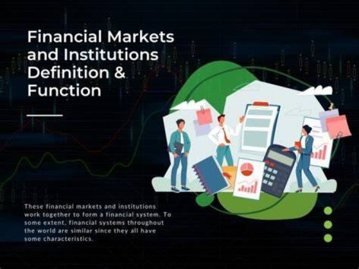 What is the relationship between financial institutions and financial markets?