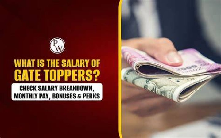 What is the salary of GATE topper?