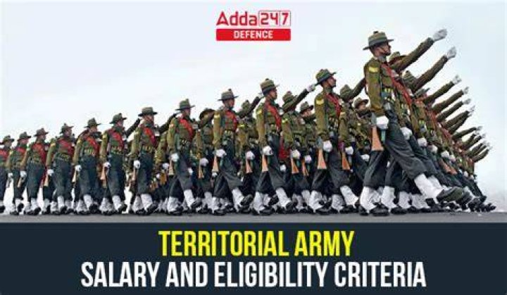 What is the salary of Territorial Army soldier?