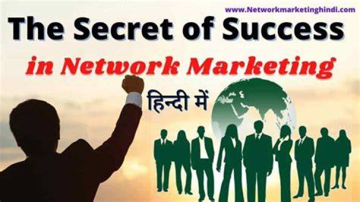 What is the secret of success in network marketing?