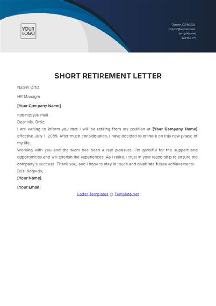 What is the short form of retired?